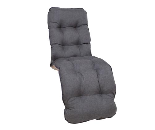 Tuolinpäällinen BADEN-BADEN 48x165cm, ruskeanharmaa