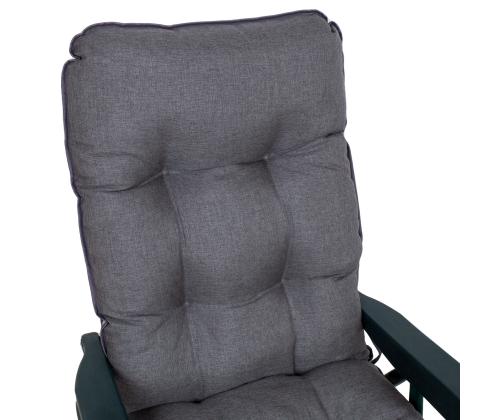 Tuolinpäällinen BADEN-BADEN 48x165cm, ruskeanharmaa