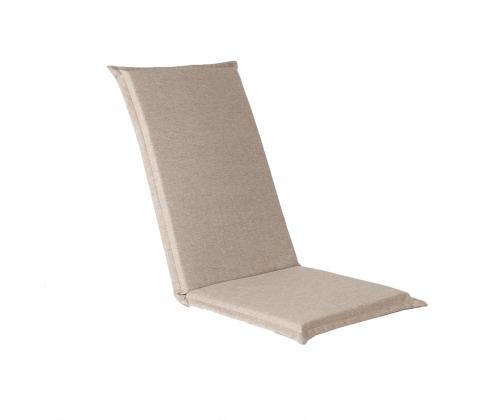 Tuolin päällinen selkänojalla SUMMER, volanteella, leveys 48cm, pituus 115cm, korkeus 4,5cm, beige, 100% polyesteriä, kangas 875€