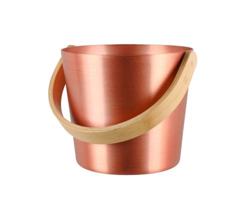 Saunakauha RENTO COPPER, 5L, alumiini/bambu