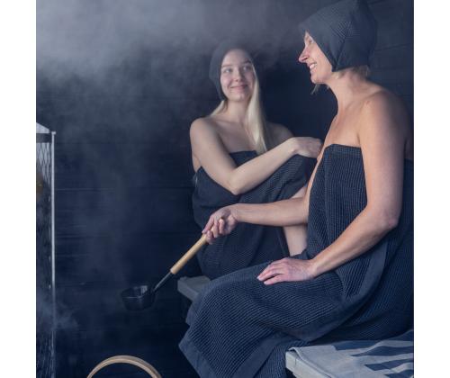Saunakauha RENTO BLACK, 5L, alumiini/bambu