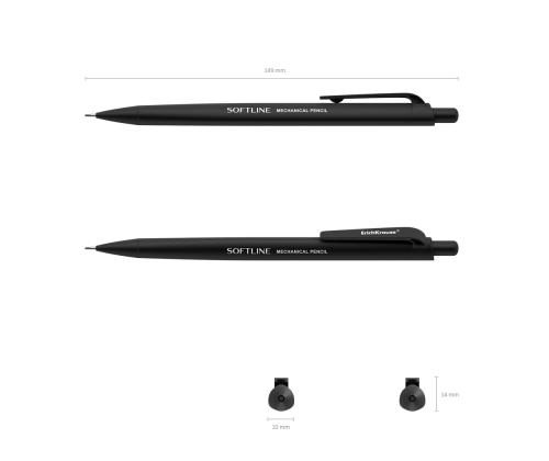 Lyijytäytekynä Erich Krause Softline 0,9mm