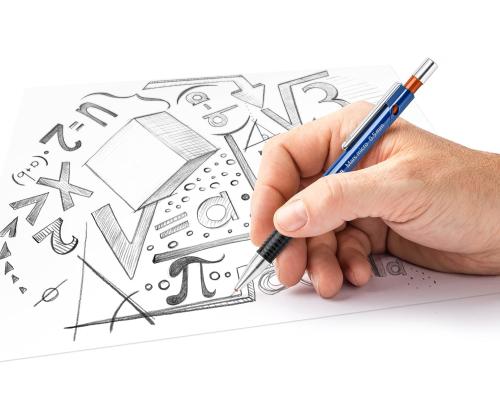 Mekaaninen tavallinen lyijykynä STAEDTLER 775 0,9mm, metallinen taskupidike