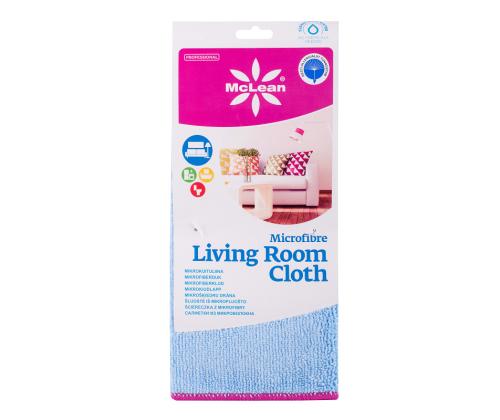 Mikrokuituliina MCLEAN sininen 40x40cm