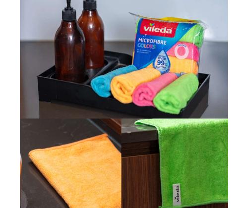 Sarja mikrokuituliinoja VILEDA monipakkaus 4 kpl/kpl