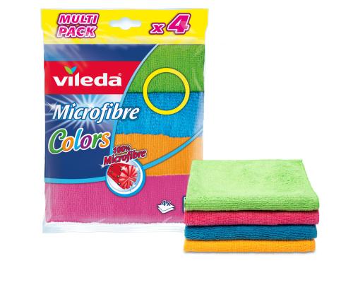 Sarja mikrokuituliinoja VILEDA monipakkaus 4 kpl/kpl