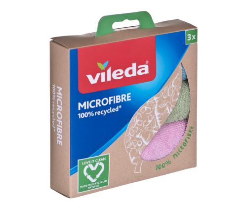 Sarja mikrokuituliinoja VILEDA värillinen 3 kpl/kpl