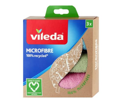 Sarja mikrokuituliinoja VILEDA värillinen 3 kpl/kpl