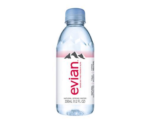 Kivennäisvesi EVIAN 0,33L hiilihapottomassa muovipullossa