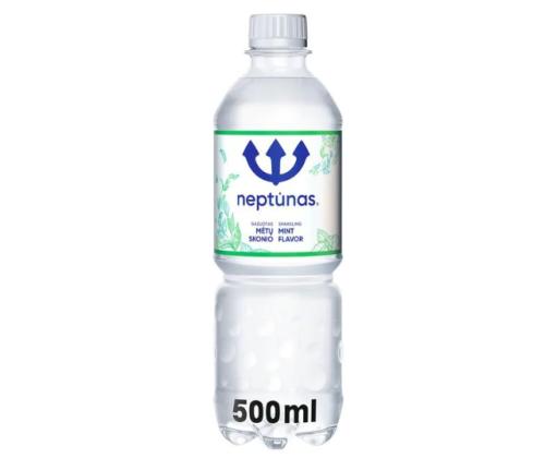 Kivennäisvesi NEPTUNAS Mint 0,5l (hiilihappo, lemmikki)