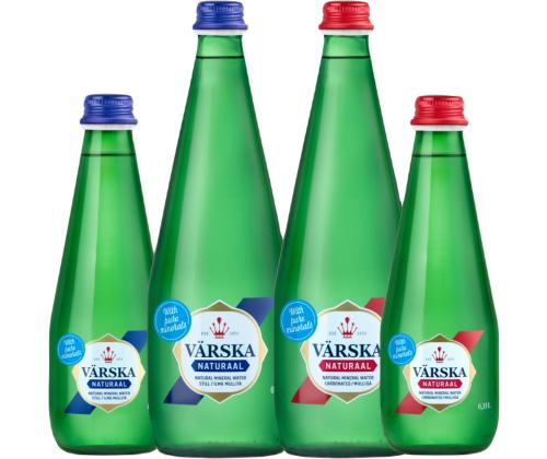Kivennäisvesi FRESH Natural 0,33L hiilihapotetussa lasipullossa