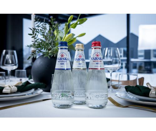 Kivennäisvesi FRESH Natural 0,33L hiilihapotetussa lasipullossa