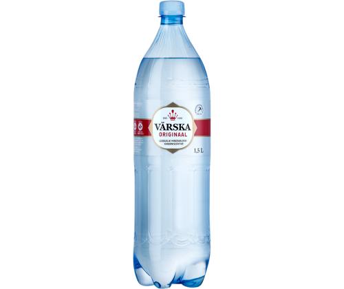 Kivennäisvesi VÄRSKA Original 1,5L hiilihapotettu muovipullossa