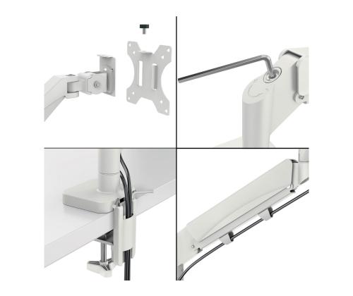 Näytön pöytäteline LEITZ Ergo SpaceSaving Single