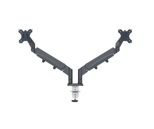 Monitoriteline 2-lle Leitz Ergo Space-Saving Dual with Laptop Arm