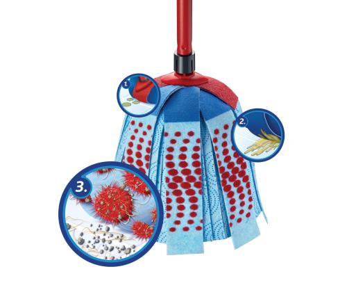 Moppisarja VILEDA 634 Super Mocio (hapsutettu moppi + kahva)