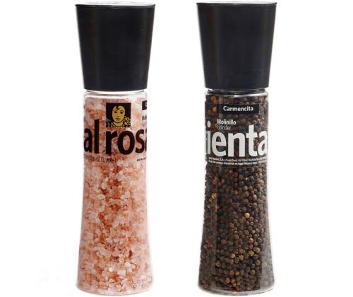 Mustapippuri 190g + Himalajan vaaleanpunainen suola 370g CARMENCITA