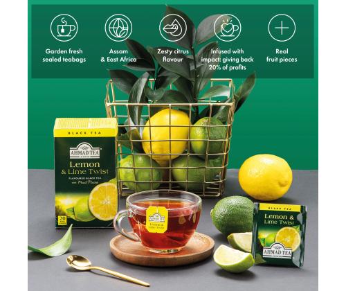 Tee Amhad Lemon & Lime twist 20 pussia/pkt