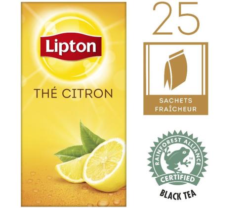 Tee Lipton sitruuna 25 pussia/pkt