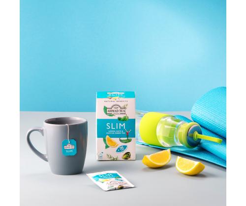 Vihreä tee AHMAD Slim lemon mate ja matcha 20 kpl kirjekuoressa
