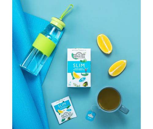 Vihreä tee AHMAD Slim lemon mate ja matcha 20 kpl kirjekuoressa
