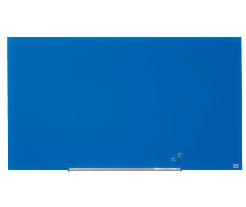 Lasilevy-magneettilevy NOBO Impression Pro 1260x710mm, sininen
