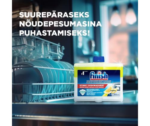 Astianpesukoneen pesuaine FINISH Sitruuna, 250 ml