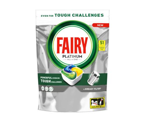 Astianpesukonetabletit FAIRY Ai1 Platinum Lemon 40 kpl