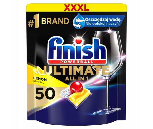 Tiskikoneessa käytettävät tabletit FINISH Ultimate Lemon 50kpl