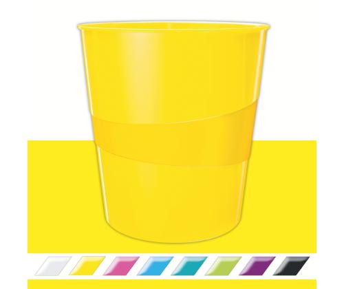 Paperikori 15L Leitz WOW keltainen