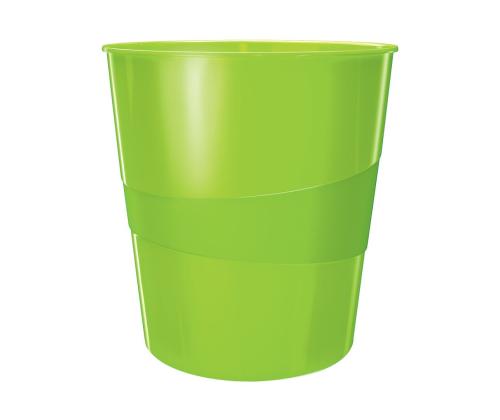 Paperikori 15L Leitz WOW vihreä