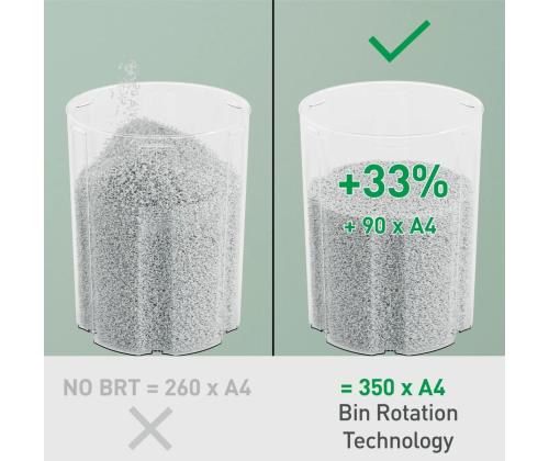 LEITZ IQ OptiMax Small Office 350 P5 Paperisilppuri, 8 arkkia, 22 l