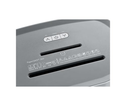 Paperinsilppuri DAHLE PaperSAFE 260 12 arkkia 4x12mm P4 25L