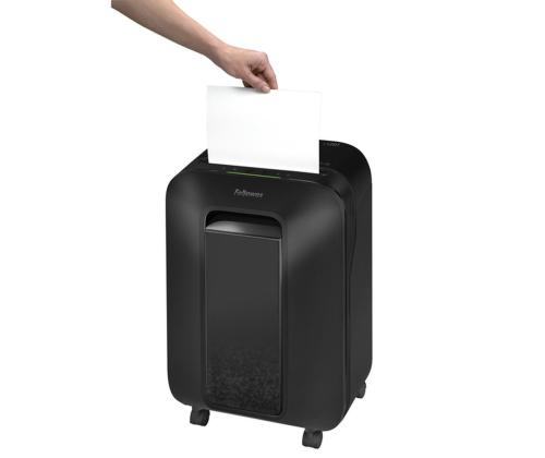 Paperisilppuri FELLOWES LX201 Micro-Cut 12 arkkia musta runko (mikropalat)