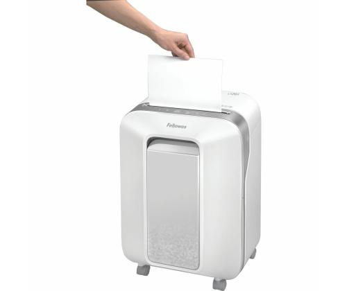 Paperisilppuri FELLOWES LX201 Micro-Cut 12 arkkia valkoinen runko (mikropalat)