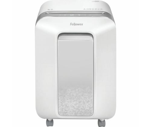 Paperisilppuri FELLOWES LX201 Micro-Cut 12 arkkia valkoinen runko (mikropalat)