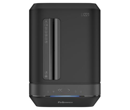 Paperisilppuri FELLOWES LX221 20 arkkia musta runko (mikropalat)