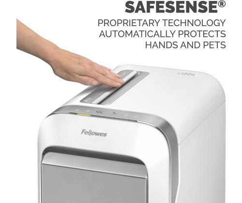 Paperisilppuri FELLOWES LX221 20 arkkia valkoinen runko (mikropalat)