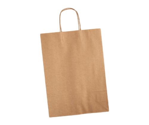 Voimapaperista valmistettu paperikassi kahvoilla 220x100x300mm