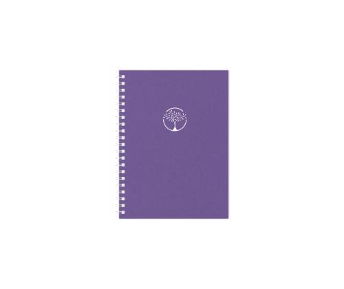 Kehyskalenteri KANTSLER Spiral Cardboard Week violetti 2912492021