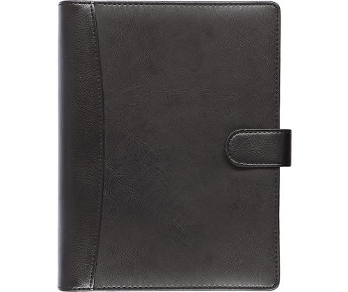 Time-Master kalenteri Manager A5 (70mm) NÄDAL, keinonahka (MUST) 00700/40157