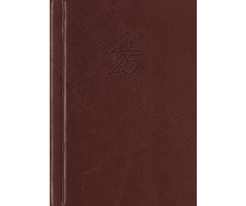 Kehyskalenteri A6 DAY, tekonahkaa (PRUUN) 00029/40081