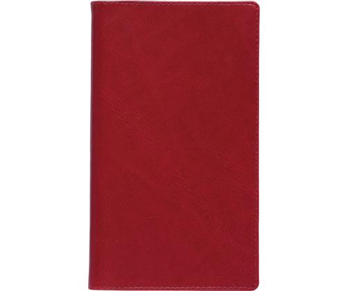 Taskumuistilehtiö EURO PLUSS, kolmiosainen, LUX-kannet (TUMMANPUNAINEN) 00274/40153