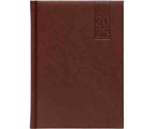 Kehyskalenteri DAY A5, kovakantinen, keinonahkainen (PRUUN) 00034/40023