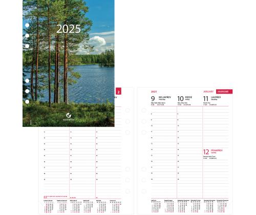 Kalenterityyny Manager A5 SÄDAL pystysuora (70mm) Sulemees 00716
