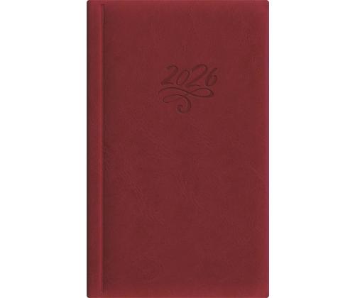 Kehyskalenteri NÄDAL B6, kovakantinen, FASHION-kannet (TUMMANPUNAINEN) 00265/40091