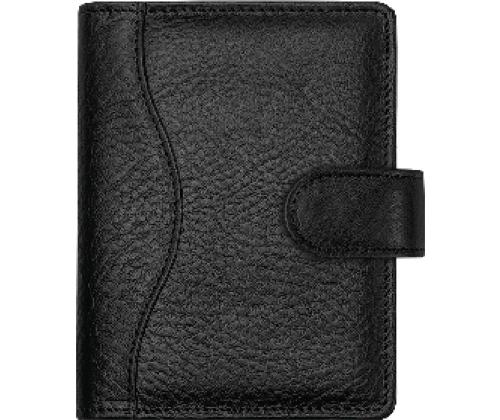 Time-Master kalenteri Compact A6 DAY, täysnahka (MUSTA) 00613/40181