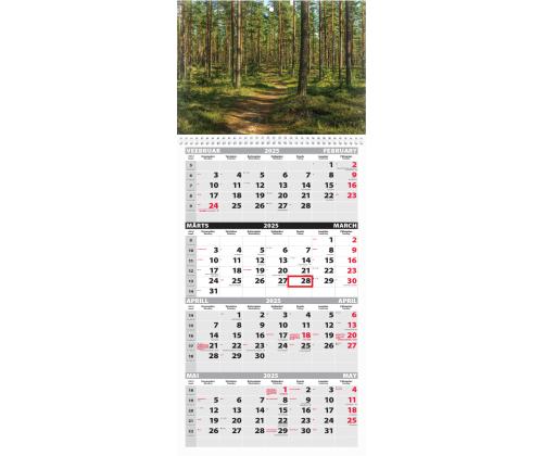 Seinäkalenteri QUATTRO, avokoko 297x760mm (PICT No 8) 00322/40496