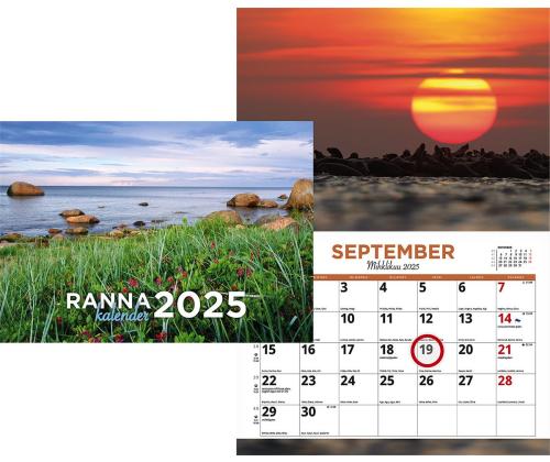 Rantakalenteri Rantakalenteri 297x420mm, nidottu 00326