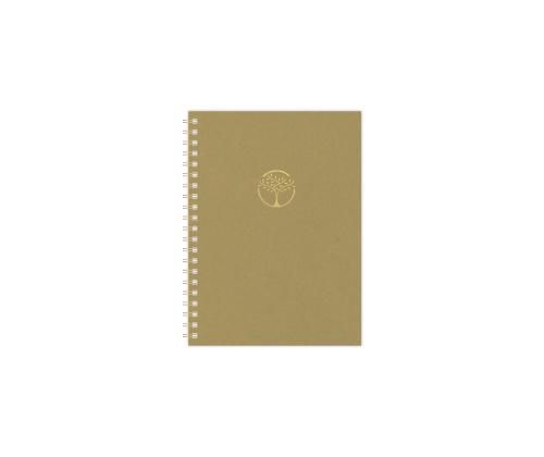 Kehyskalenteri KANTSLER Spiral Cardboard Week H amber 2912492261